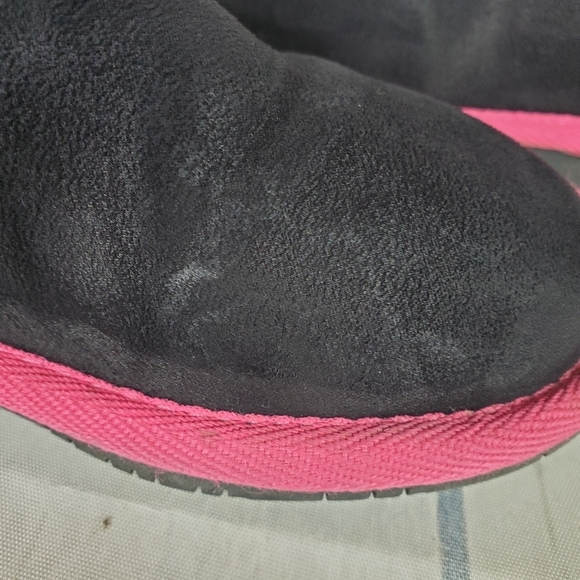 Sketchers Glamslam Button Beauties  Black Pink Size 1 - Picture 13 of 16